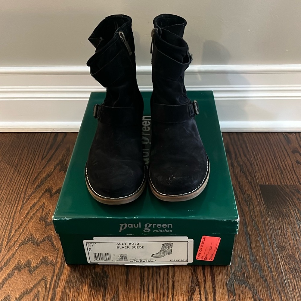 Suede booties